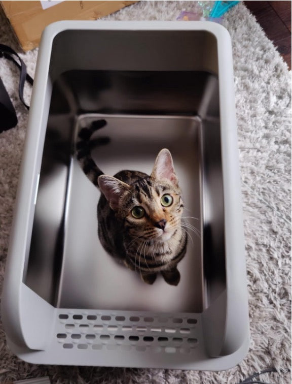Stainless cat litter box Extra Large