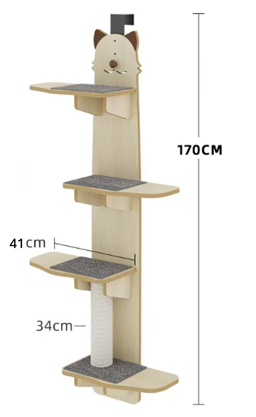 Cat Climber – Hanging on door
